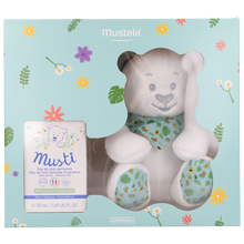 Charger l'image dans la galerie, Mustela BB Musti geparfumeerd Verzorgingswater + Knuffel
